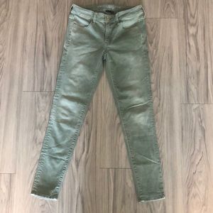 American Eagle Jeggings (Green size 4)
